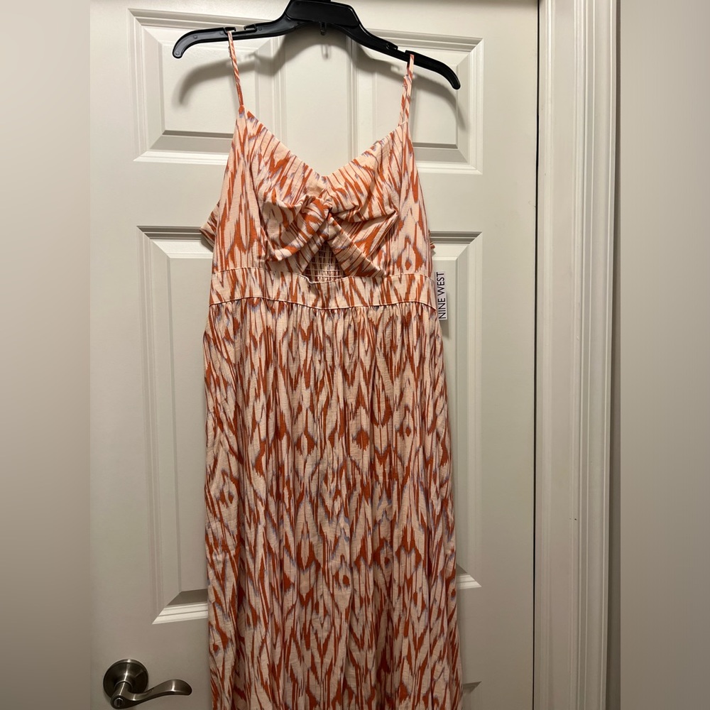NWT Nine West Petite high low cut out dress. XXL.